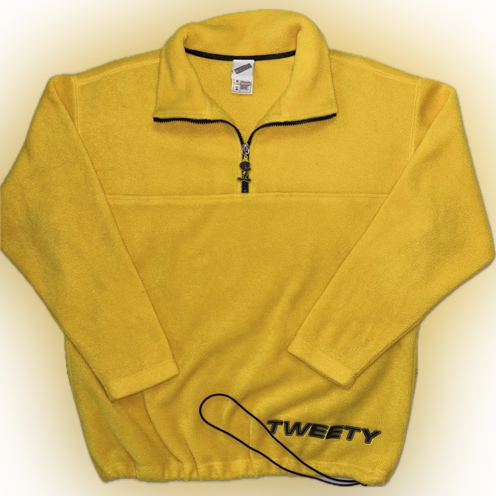 Vintage 90s Tweety 1/4 Zip Fleece